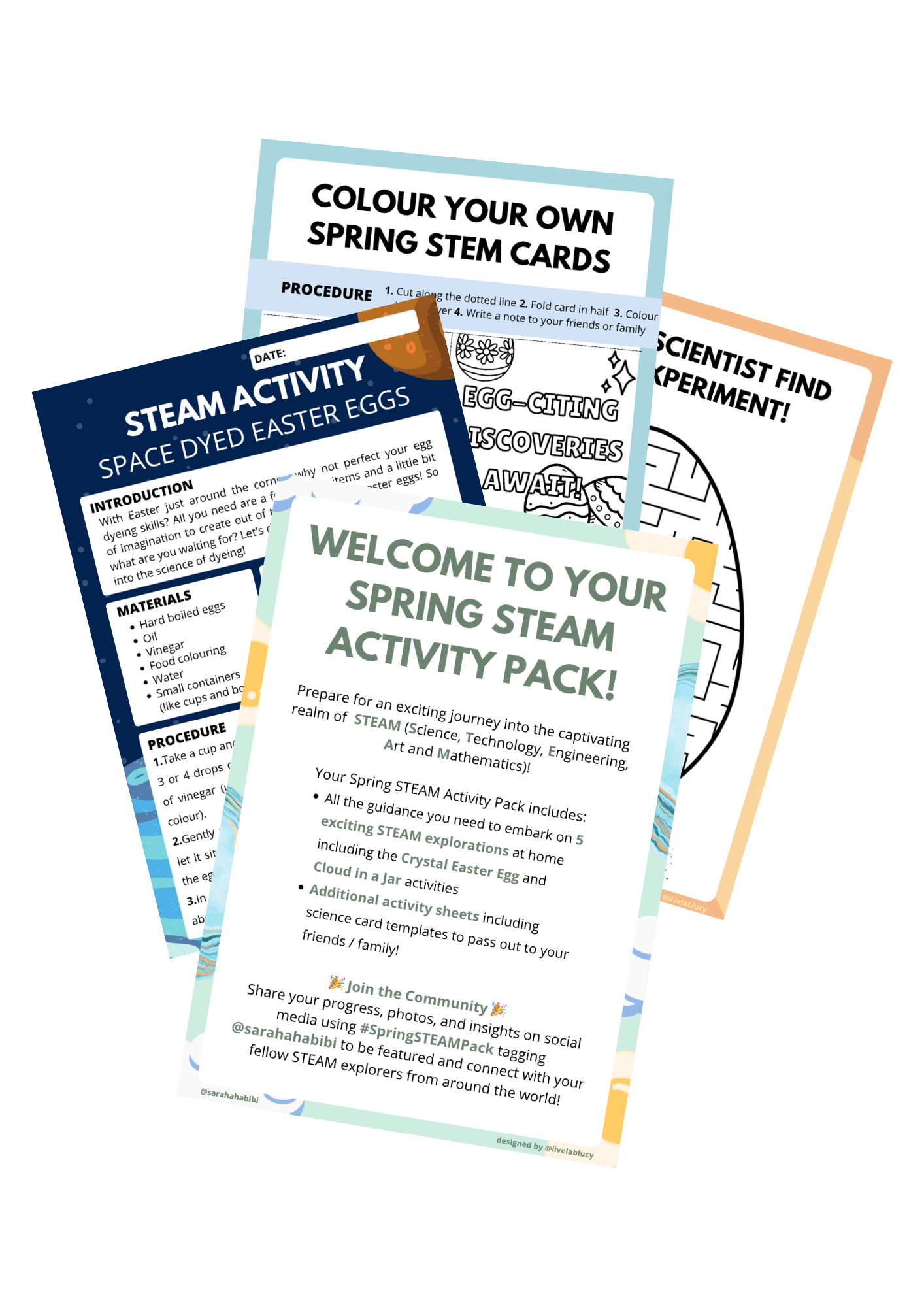 SPRING STEM Activity Bundle!
