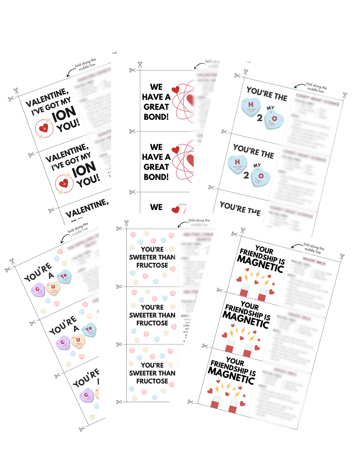 Valentine's Day Science Cards