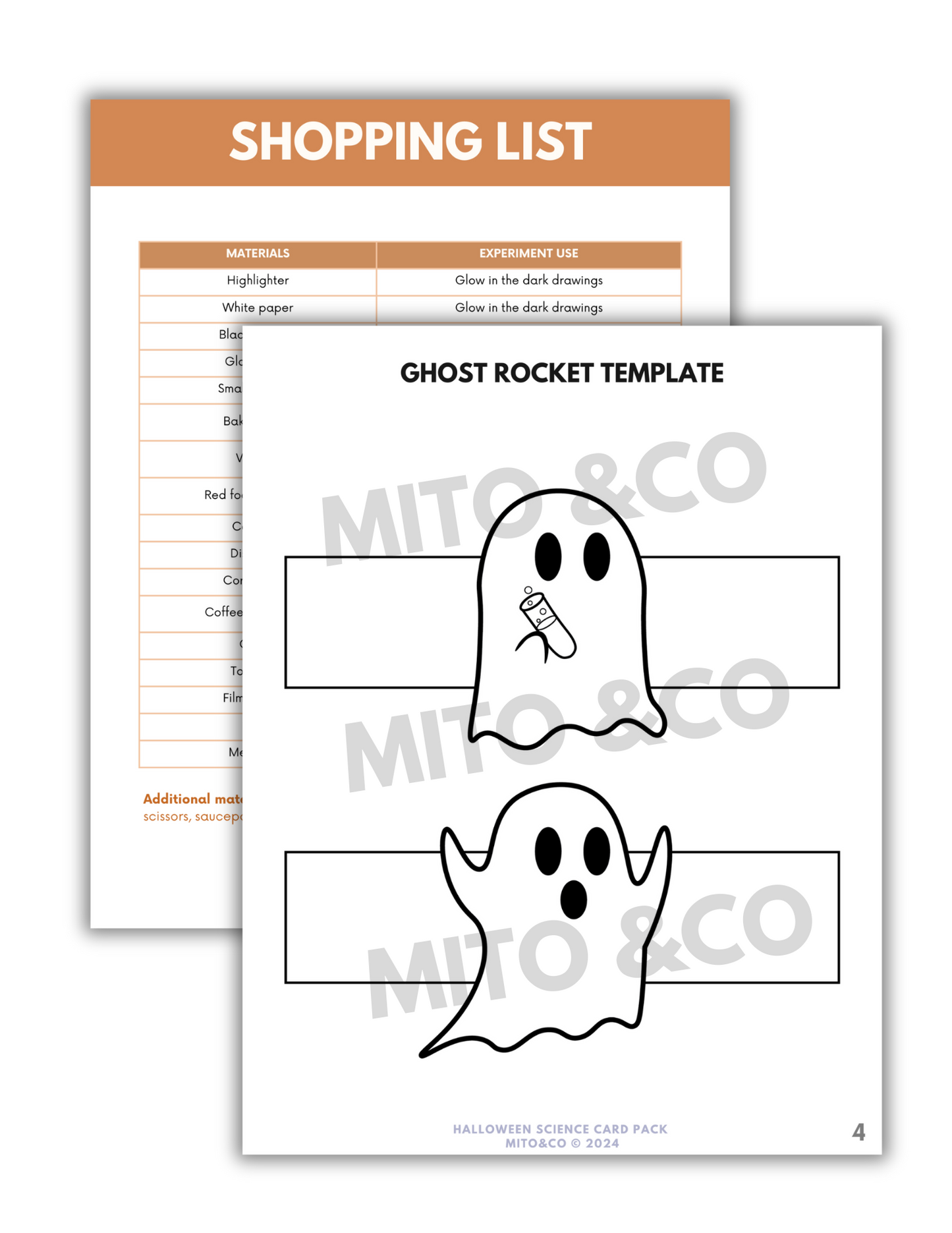 Spooky Science Halloween Cards