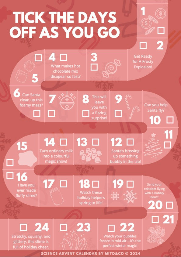 Science Advent Calendar (24 days of Activites)