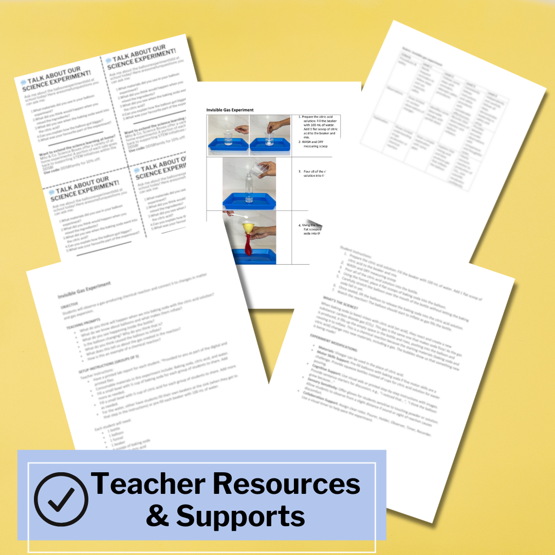 Teacher Resource Download: All Experiments