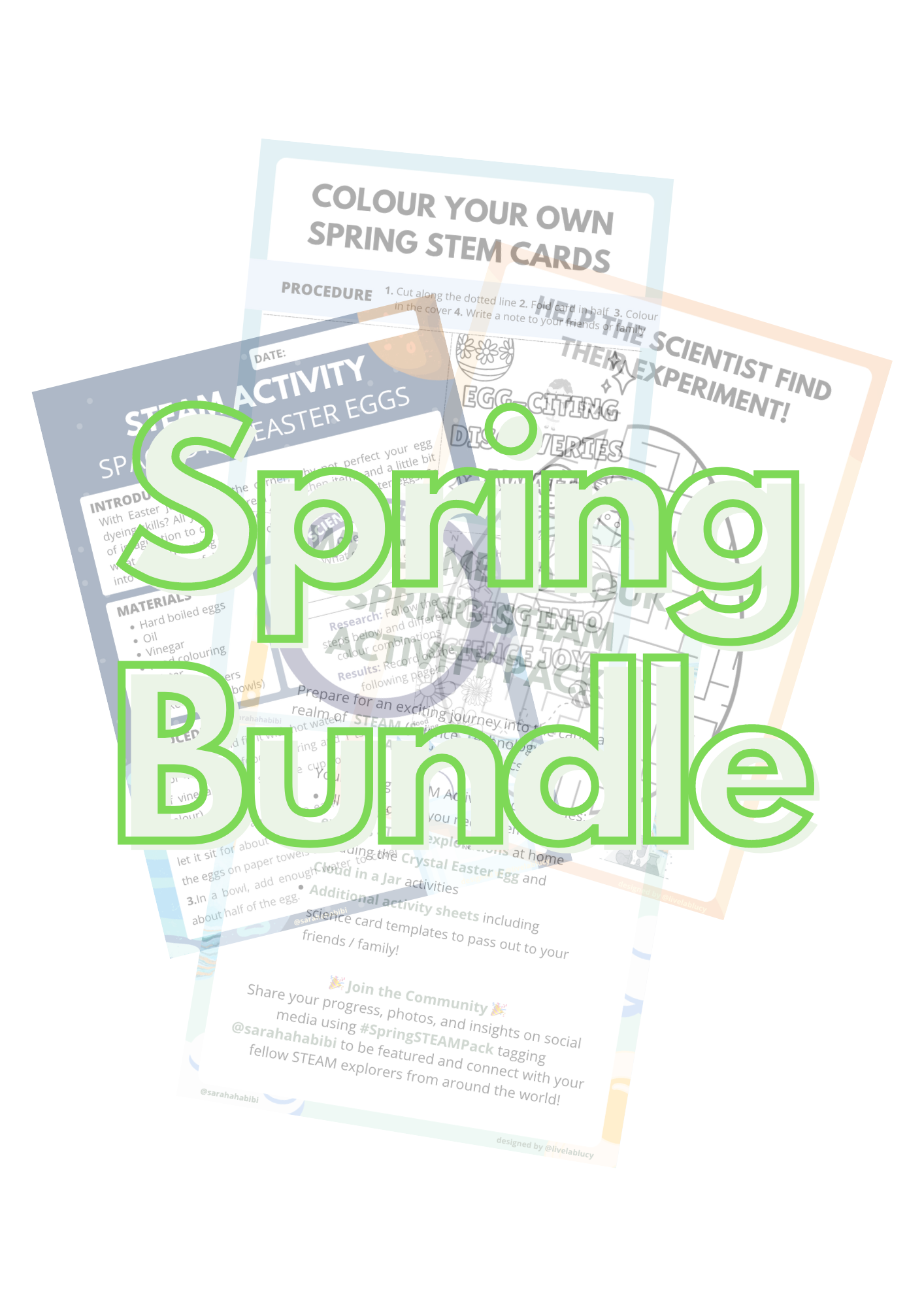 SPRING STEM Activity Bundle!