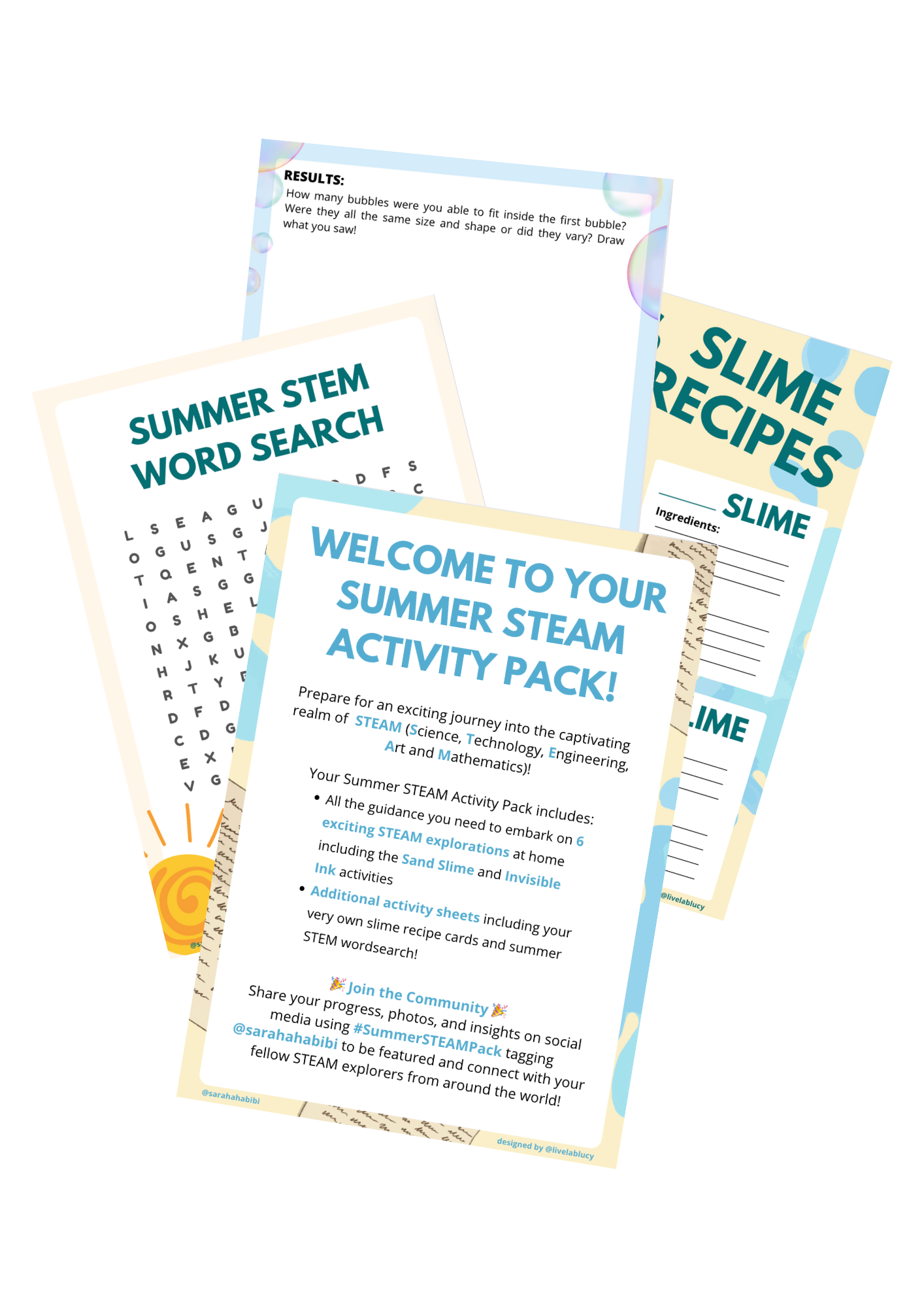 SUMMER STEM Activity Bundle