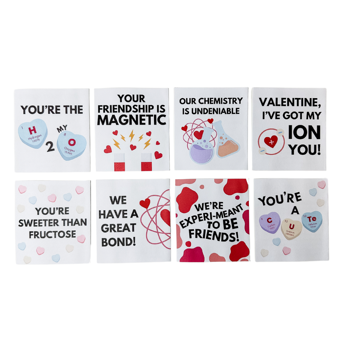Valentine's Day Science Cards