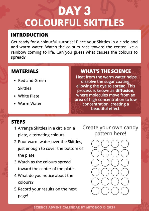 Science Advent Calendar (24 days of Activites)