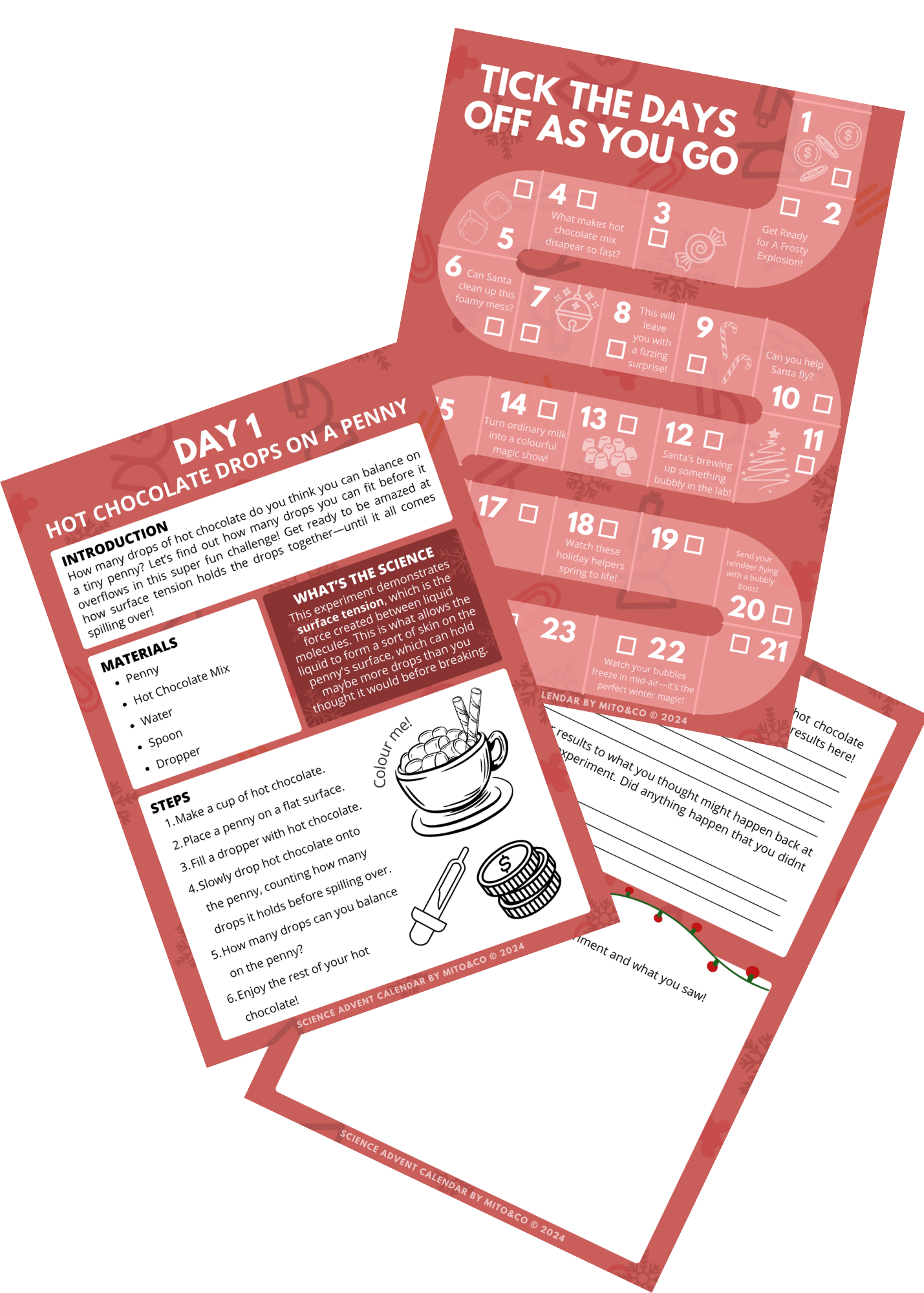 Science Advent Calendar (24 days of Activites)